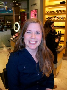 wedding makeup - before