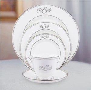 Lenox monogrammed