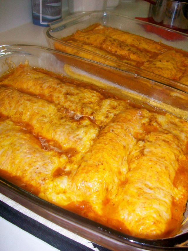 Chicken enchiladas