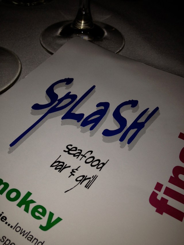 A fabulous birthday dinner at Splash.