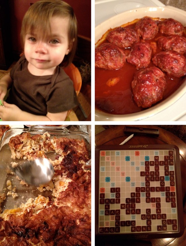 Kugel and ham balls Kugel and ham balls