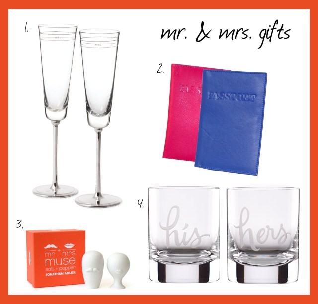 mr. and mrs. gifts