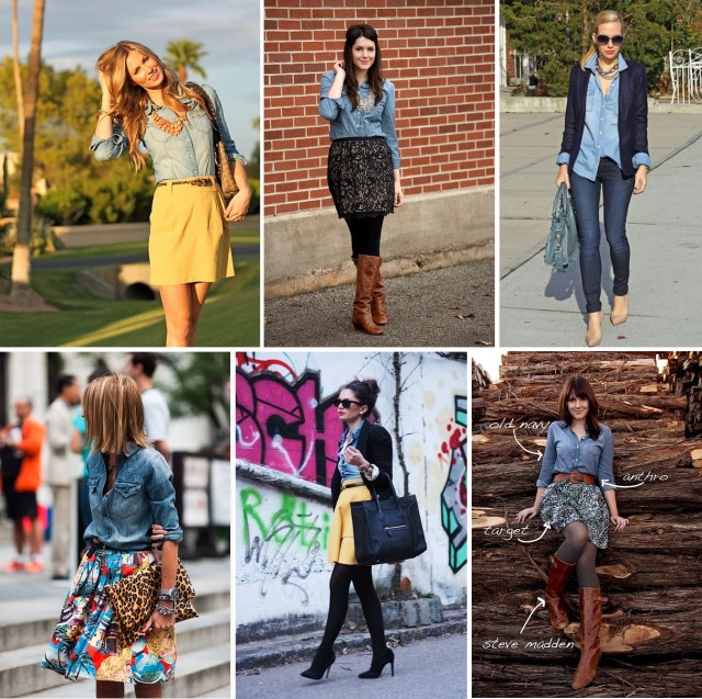 How to style a denim shirt