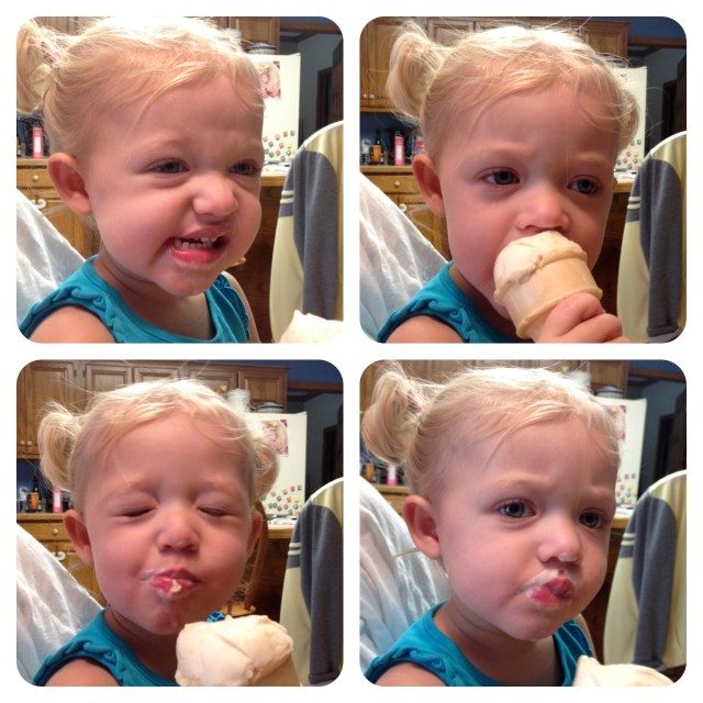 Sid screams for ice cream.