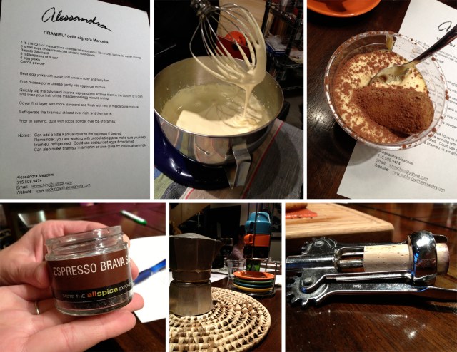 Cooking with Alessandra - Tiramisu