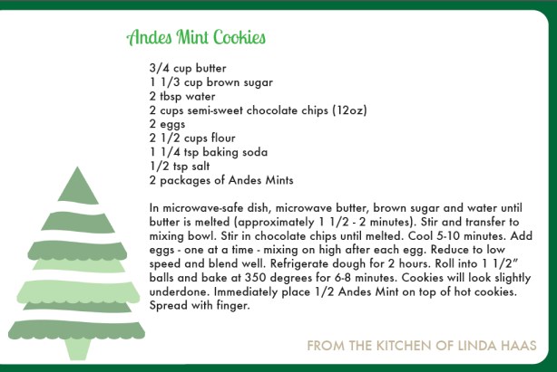Andes Mint Cookies