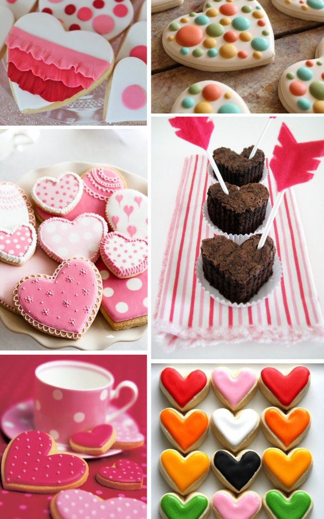Hearts - cookie frosting ideas