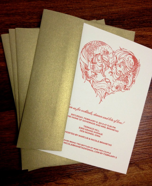 Big Night 2013 invitations