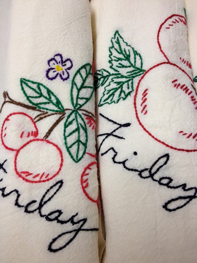 Grandpa Dreiling tea towels