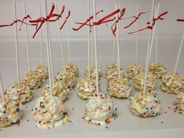 Rice Krispie Pops