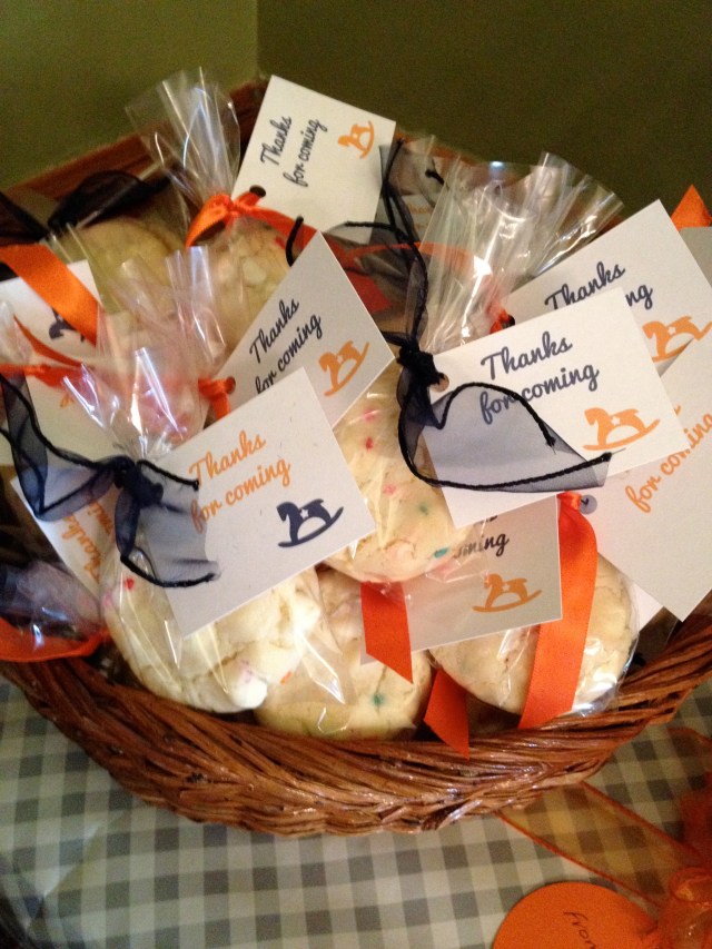 Terrace Hill baby shower - cookies