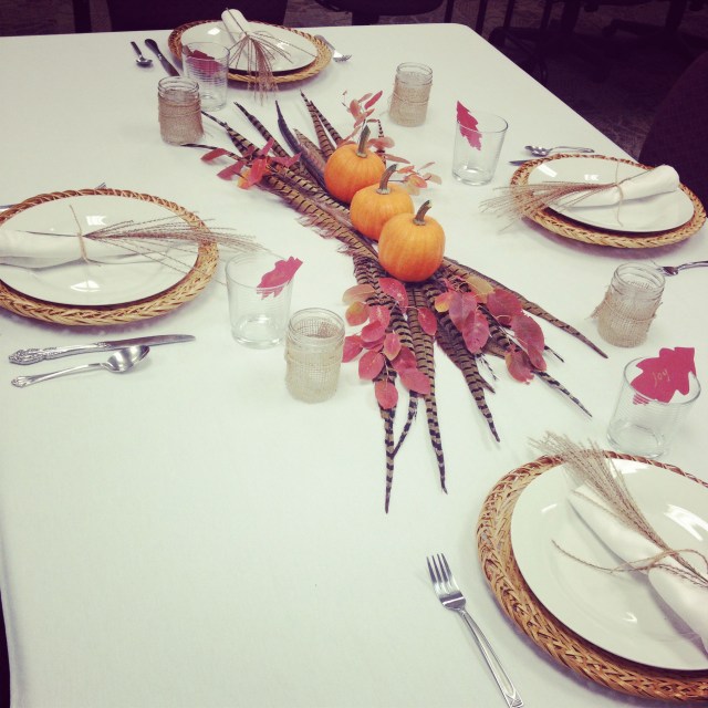 Thanksgiving tablescape