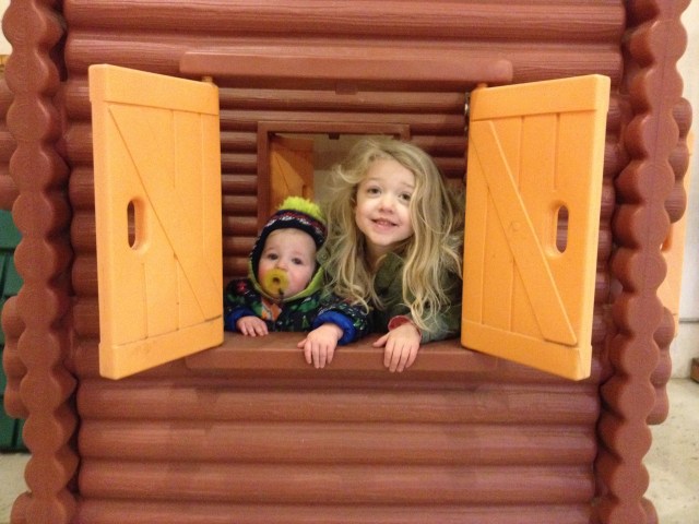 their very own log cabin