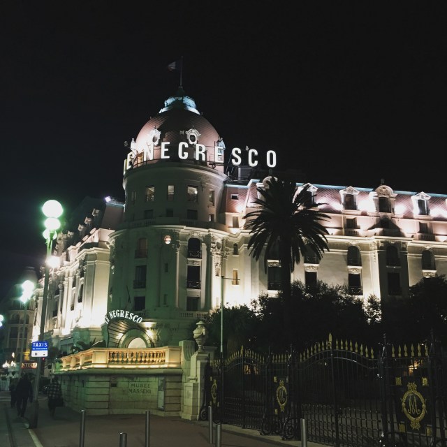 France 2015: Le Negresco at night