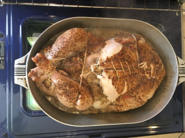 Turducken 2015: cooked birds